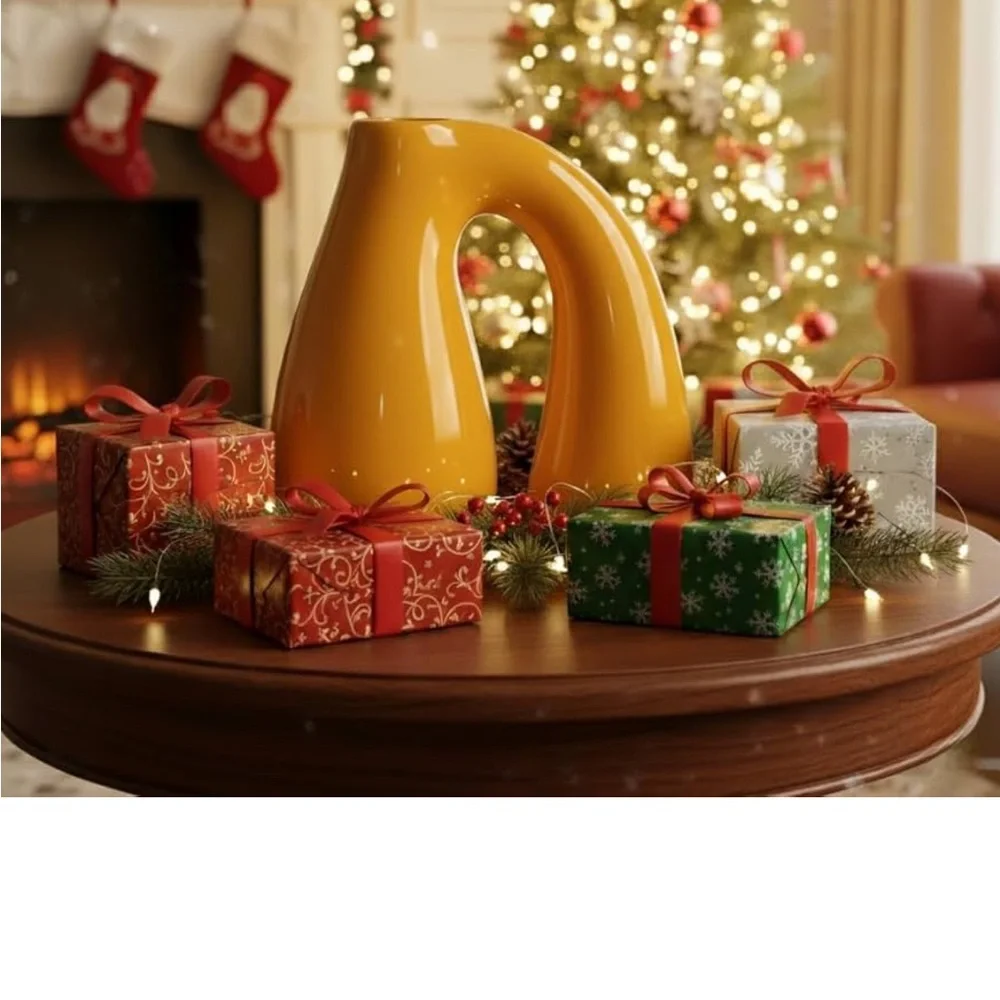 NWT yellow vase